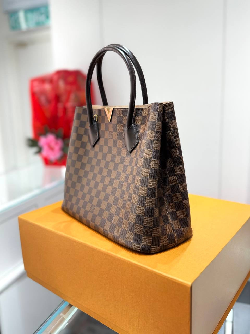 FULL SET LOUIS VUITTON LV Kensington Tote Bag