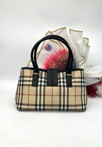 BURBERRY Nova check handbag - Reeluxs 