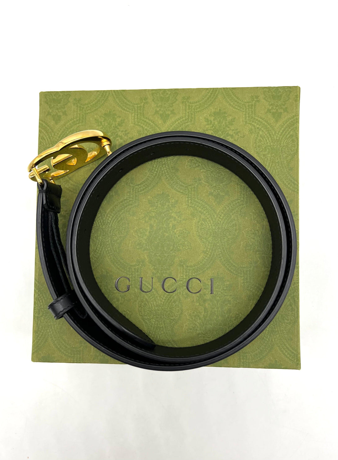 GUCCI marmont double G buckle belt - Reeluxs 