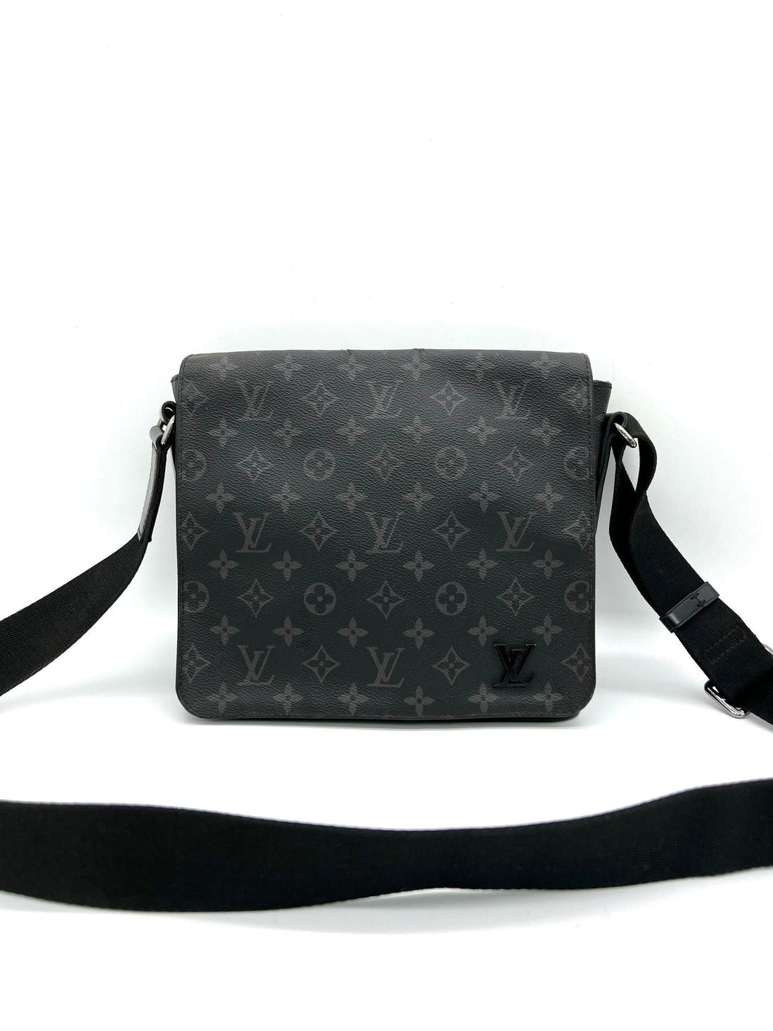 LOUIS VUITTON District PM Shoulder Bag Monogram Eclipse - Reeluxs 