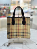 BURBERRY Haymarket Nova Tote Handbag
