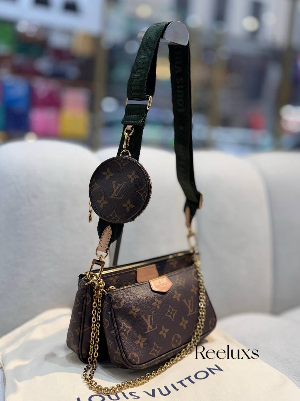 LOUIS VUITTON LV  3 in 1 Multi Pochette Accessoires Satchel Shoulder Bag