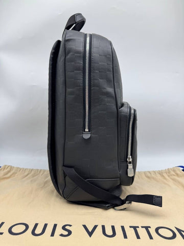 LOUIS VUITTON LV Campus Backpack Damier Black Leather