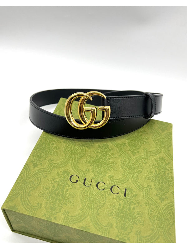 GUCCI marmont double G buckle belt - Reeluxs 