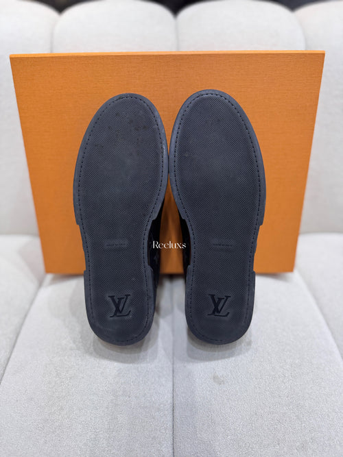 LOUIS VUITTON LV Match Up Monogram Black Lether
