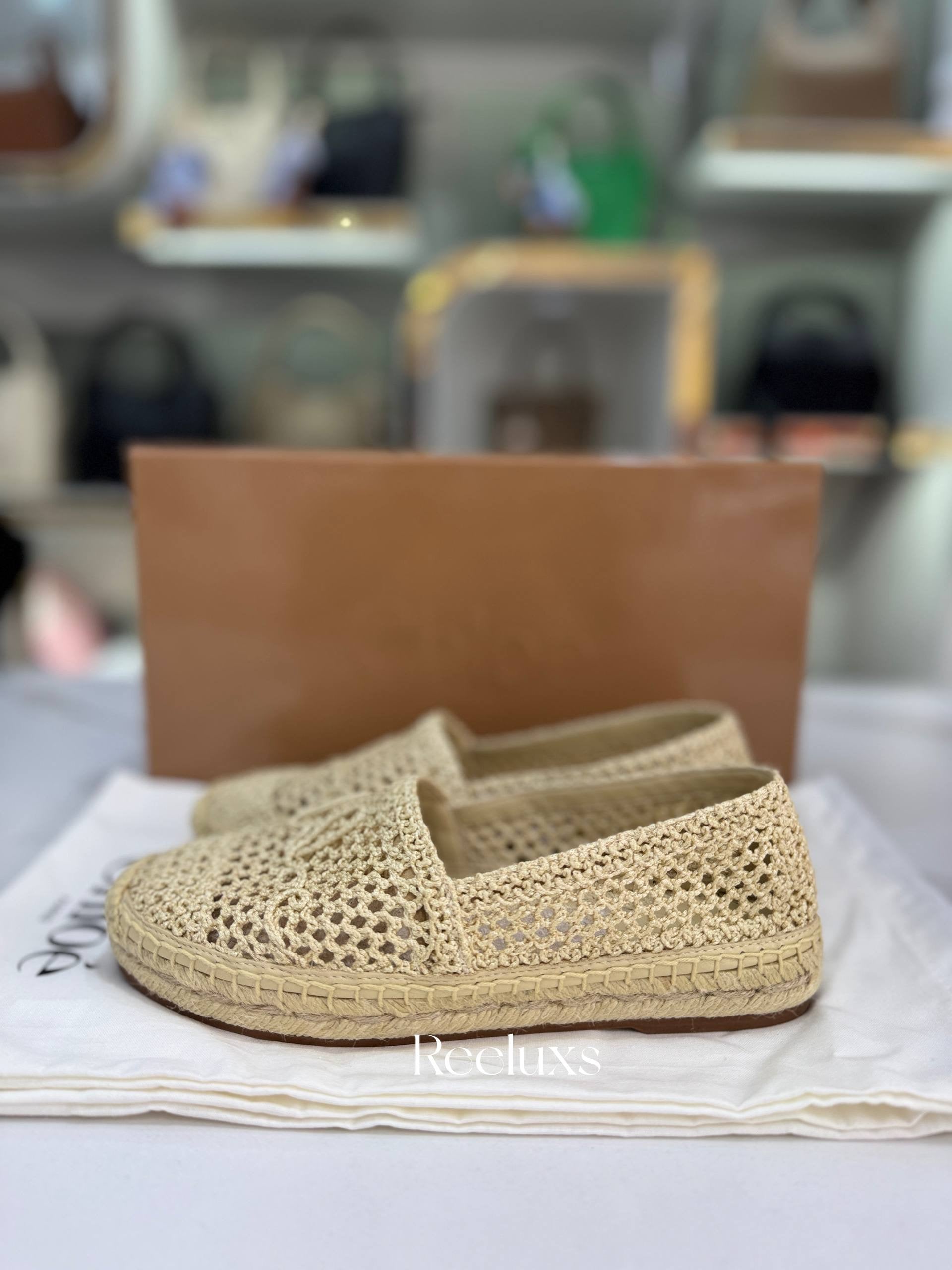 Chloé Isla Crocheted Espadrilles