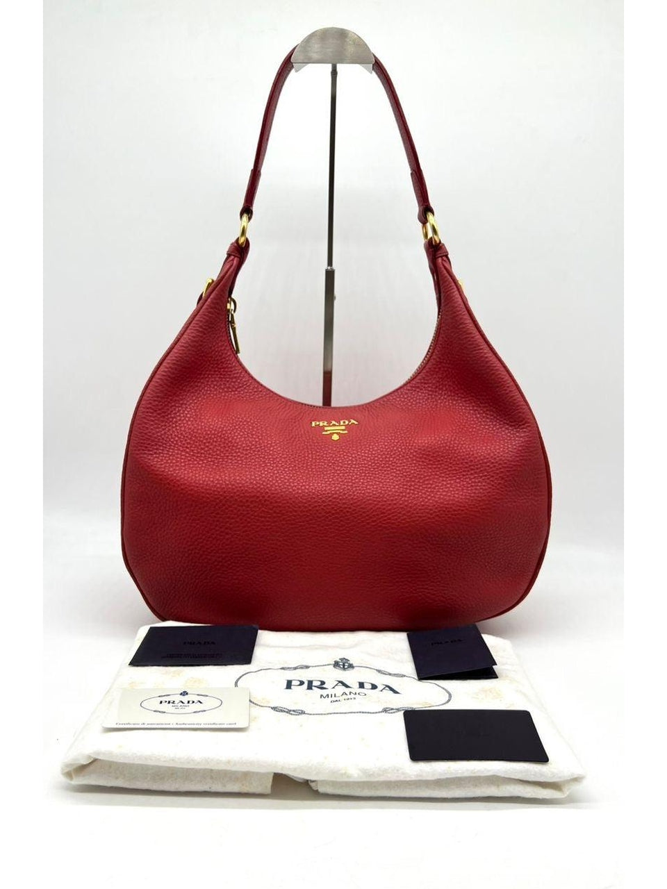 PRADA Vitello Daino Hobo bag - Reeluxs 