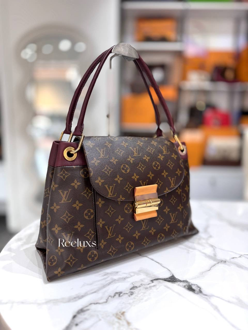 LOUIS VUITTON LV Monogram Bordeaux Olympe Shoulder Bag