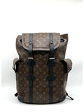 LOUIS VUITTON Monogram Macassar Christopher PM Backpack - Reeluxs 