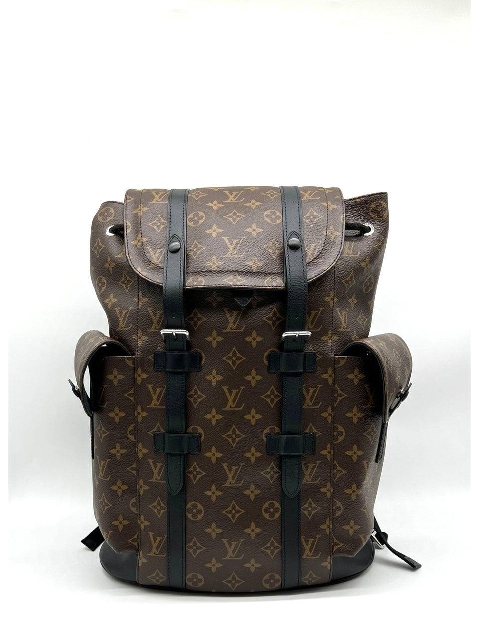 LOUIS VUITTON Monogram Macassar Christopher PM Backpack - Reeluxs 