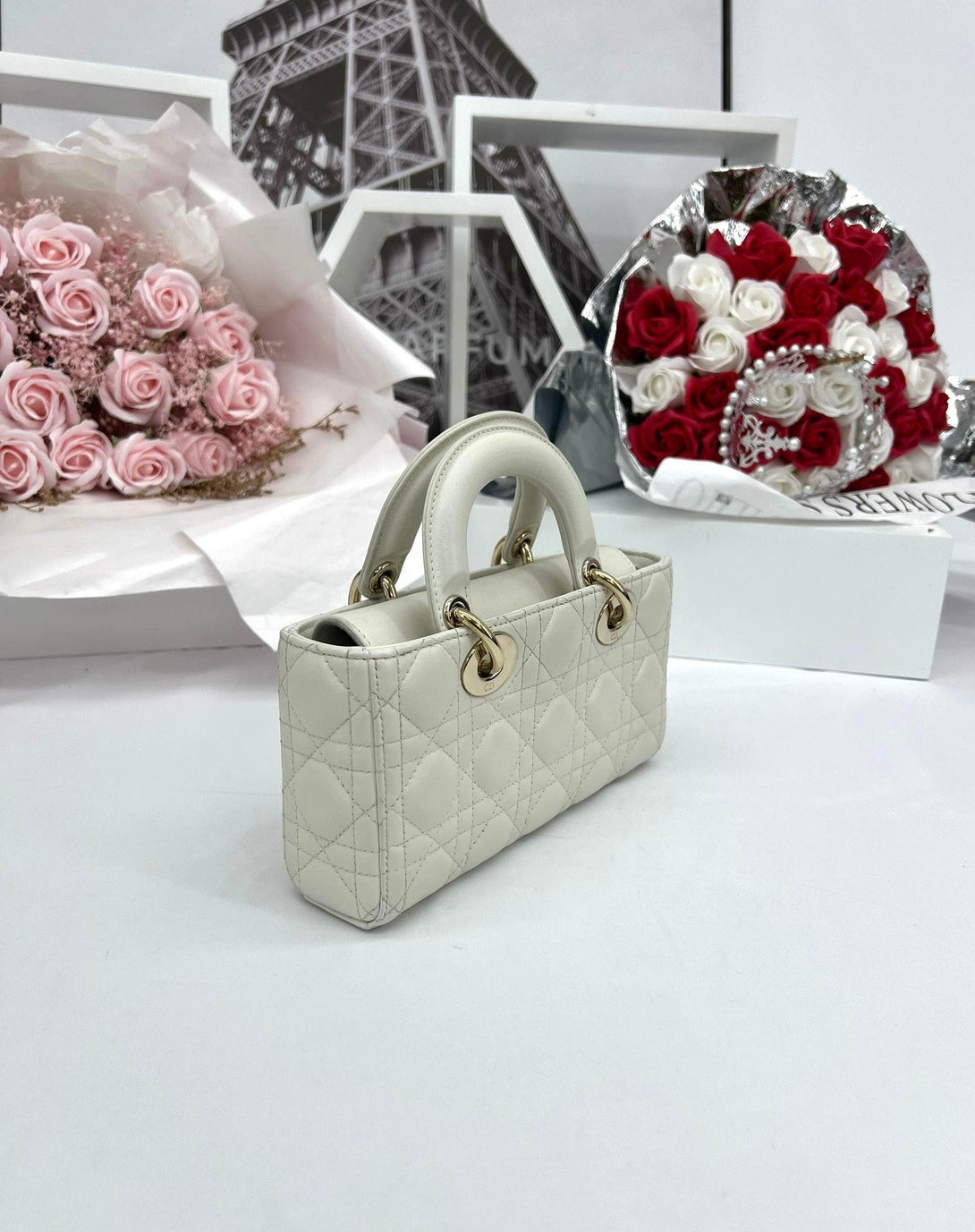 CHRISTIAN DIOR Small Lady D-Joy Bag - Reeluxs 