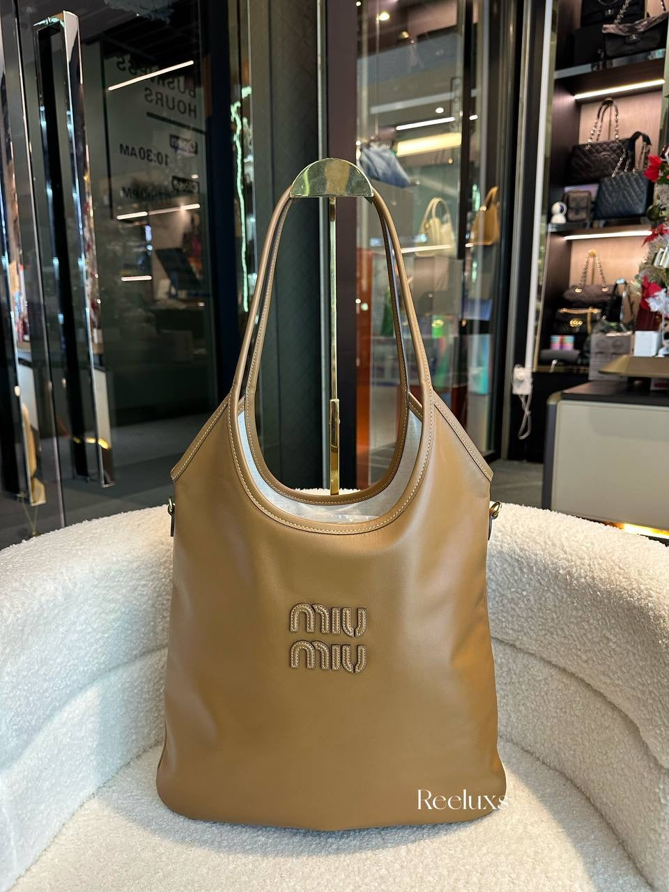 Miu Miu cognac brown Ivy bag