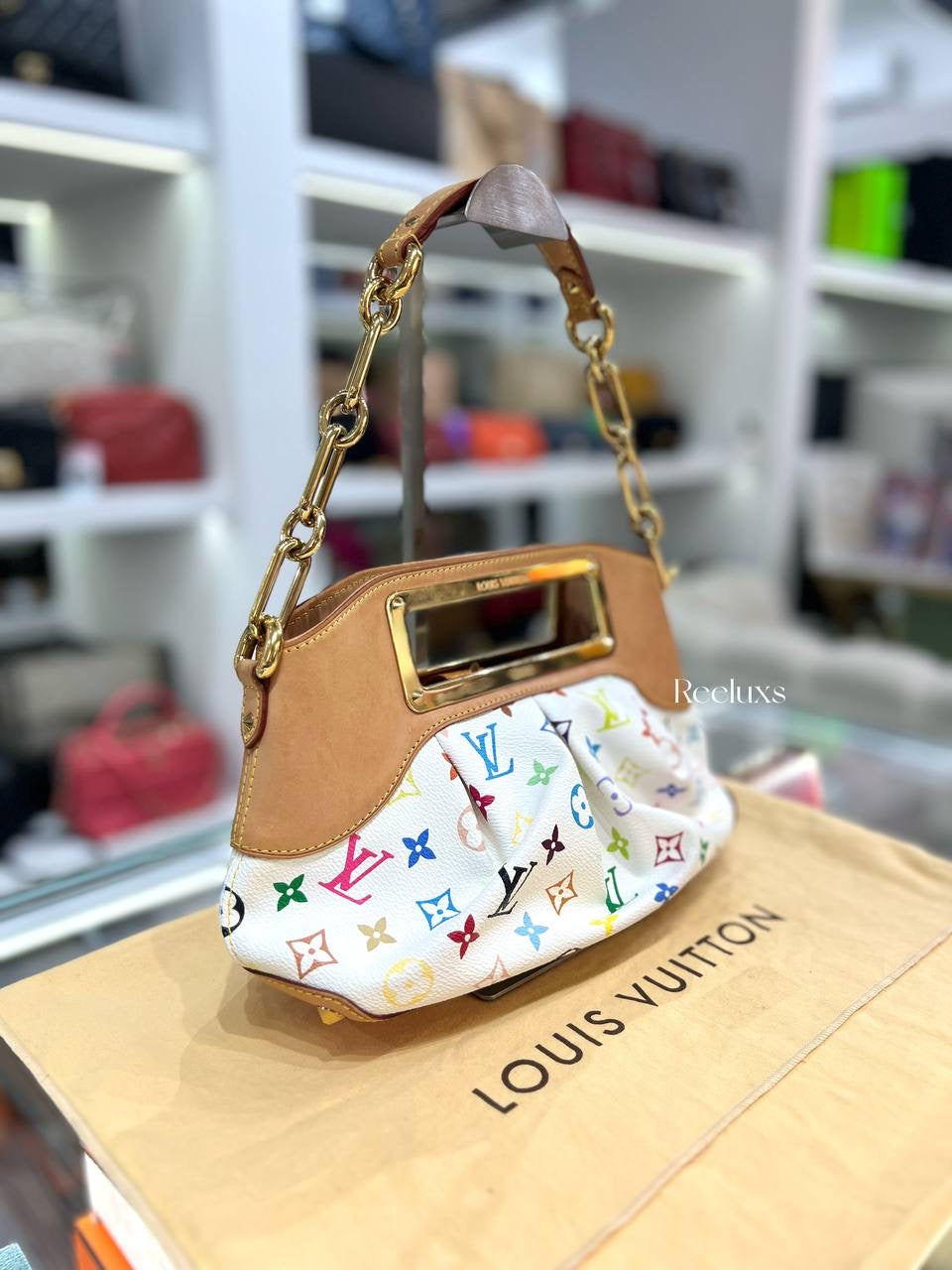 LOUIS VUITTON Monogram Multicolore Judy PM Bag