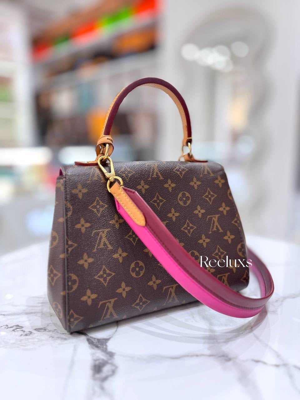 LOUIS VUITTON LV Cluny BB Monogram Canvas Handbag