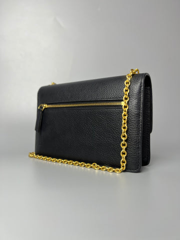 MULBERRY Black Small Crossbody Darley Bag With Chain