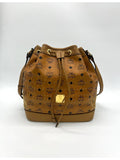 MCM Dessau Medium Monogram Drawstring Bucket Bag - Reeluxs 