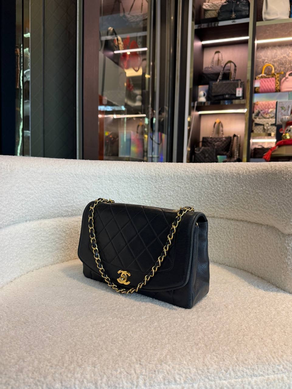 Chanel Vintage Diana flap bag
