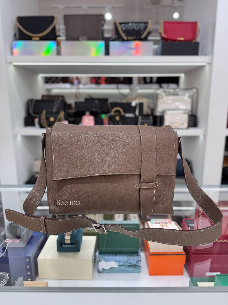 HERMES Steve Light Messenger Bag