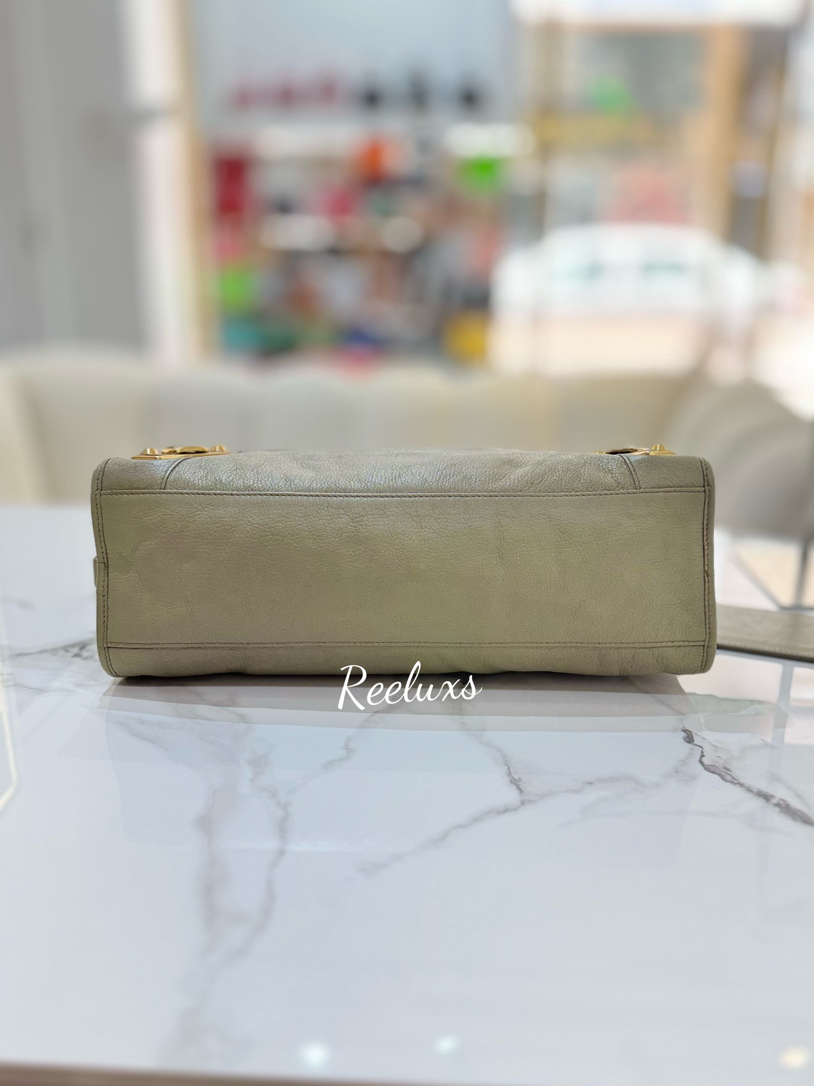 BALENCIAGA City Classic Leather Medium  Hand Bag / Shoulder Bag