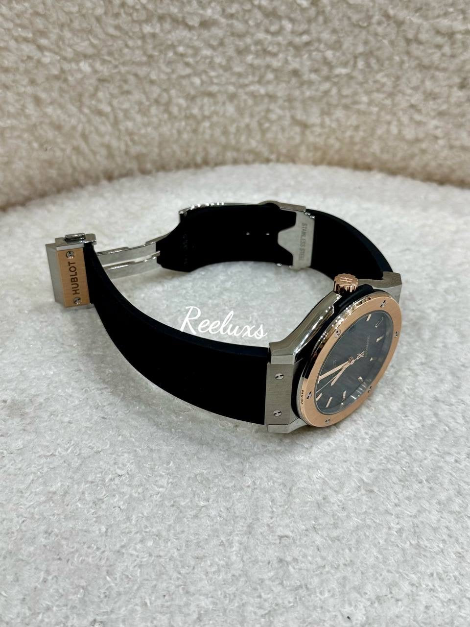 FULL SET HUBLOT Classic Fusion Titanium  King Gold 45 mm  Automatic Men's Watch