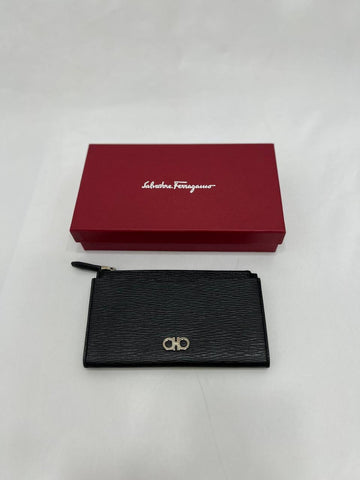 SALVATORE FERRAGAMO Burgundy Wallet With Logo