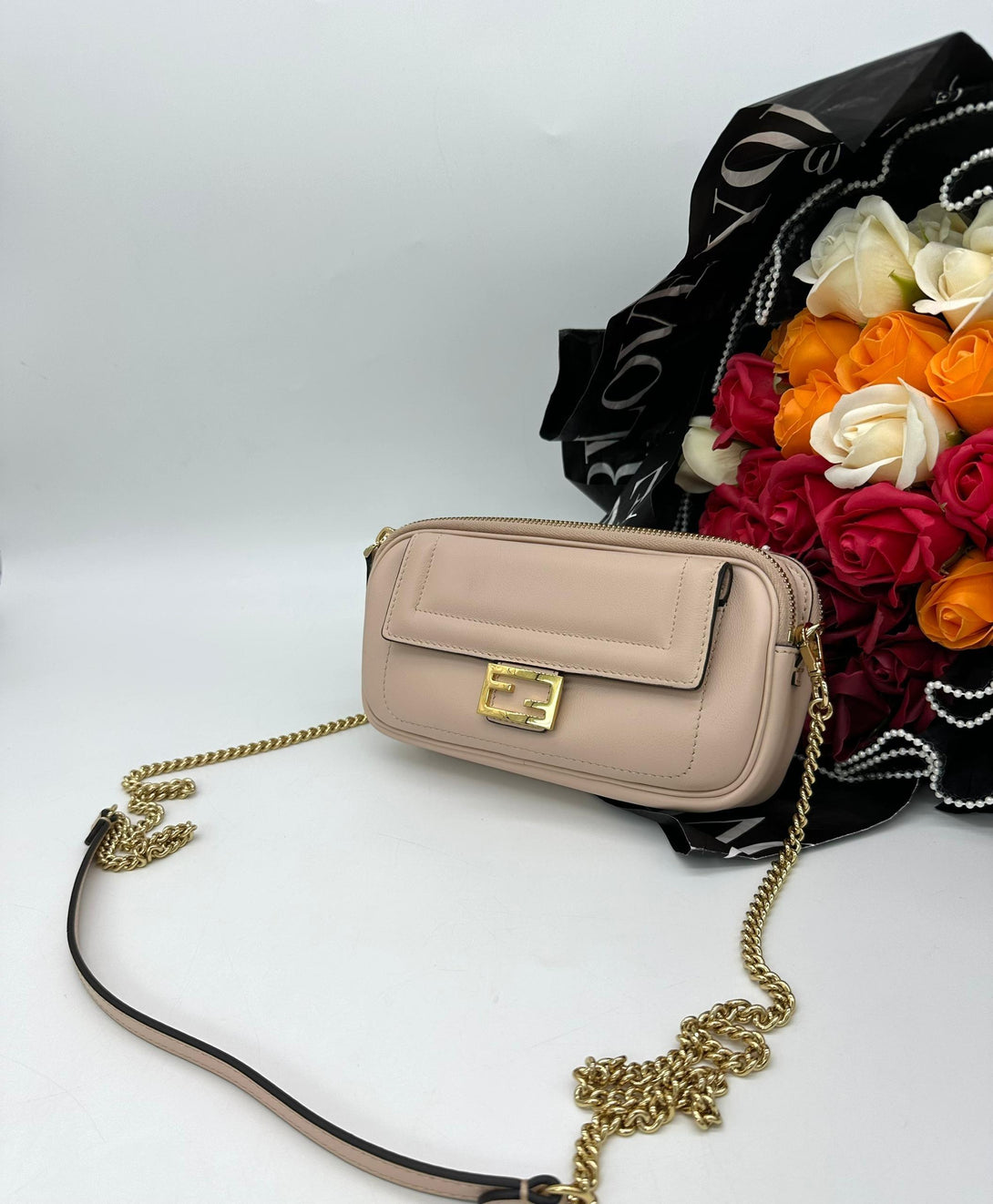 FENDI Easy 2 Baguette Mini Shoulder Bag - Reeluxs 