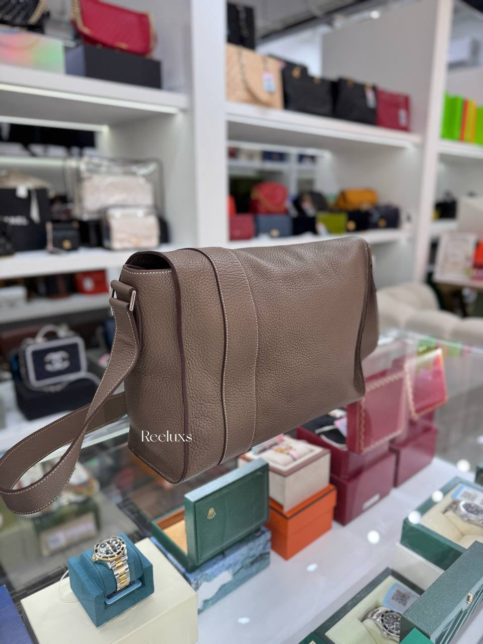 HERMES Steve Light Messenger Bag