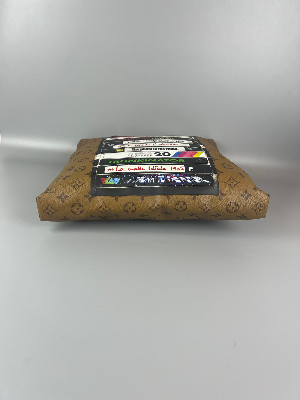 LOUIS VUITTON Carry It Tote Limited Edition VHS Tape Reverse Monogram Canvas