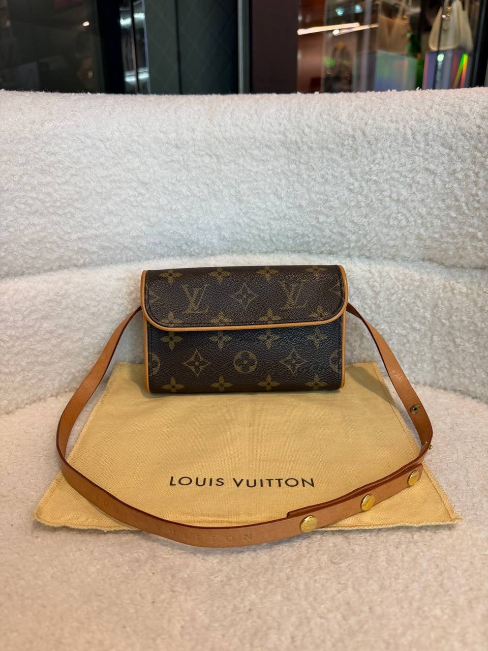 Louis Vuitton Monogram Pochette Florentine belt bag