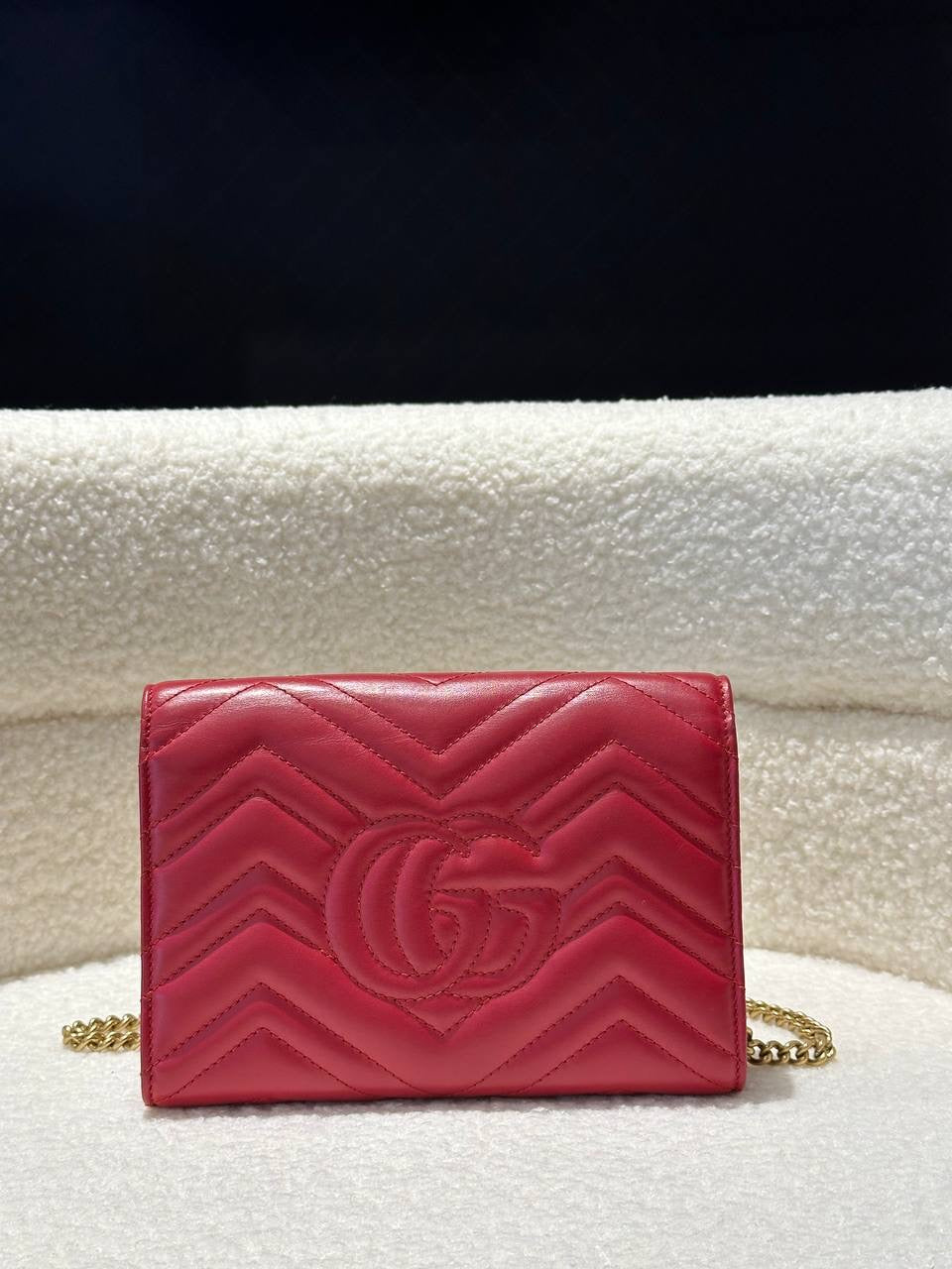 GUCCI GG Marmont Matelasse Wallet On Chain ( WOC ) HandBag