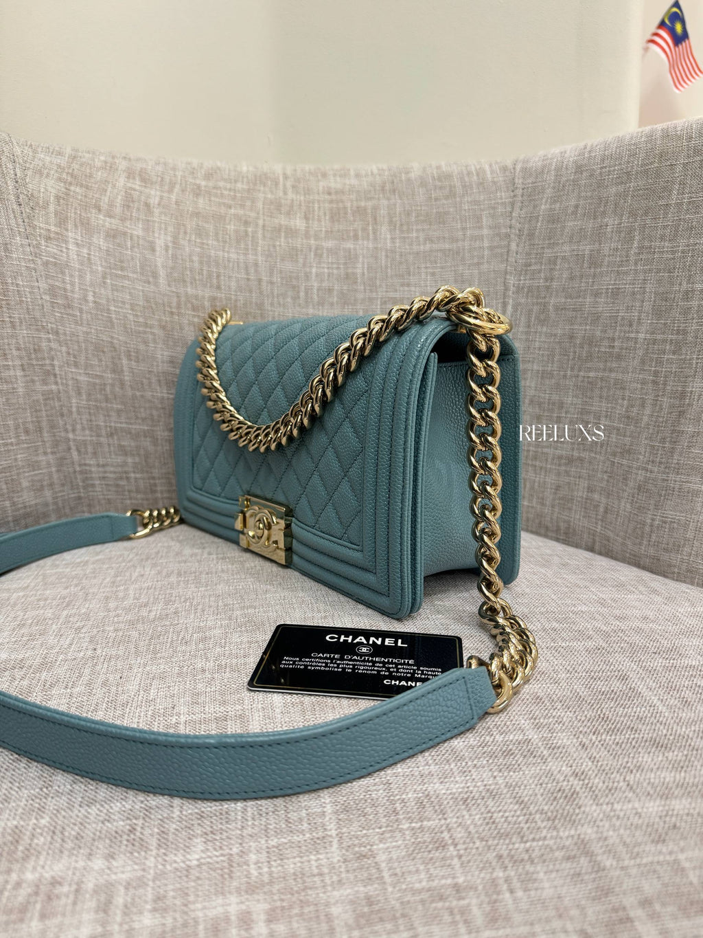CHANEL Old Medium Boy Bag
