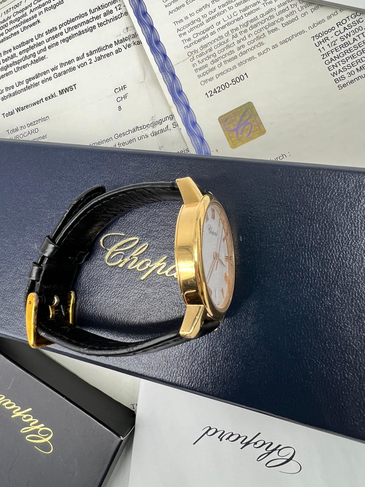 Chopard Classic 750 Gold Watch Full Set Reeluxs Luxury