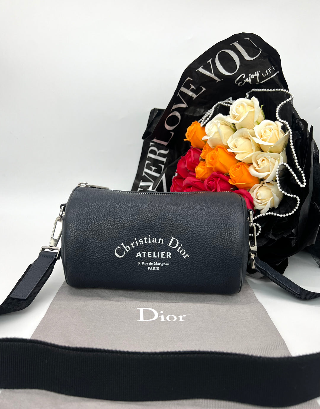 CHRISTIAN DIOR Atelier Roller Shoulder Bag