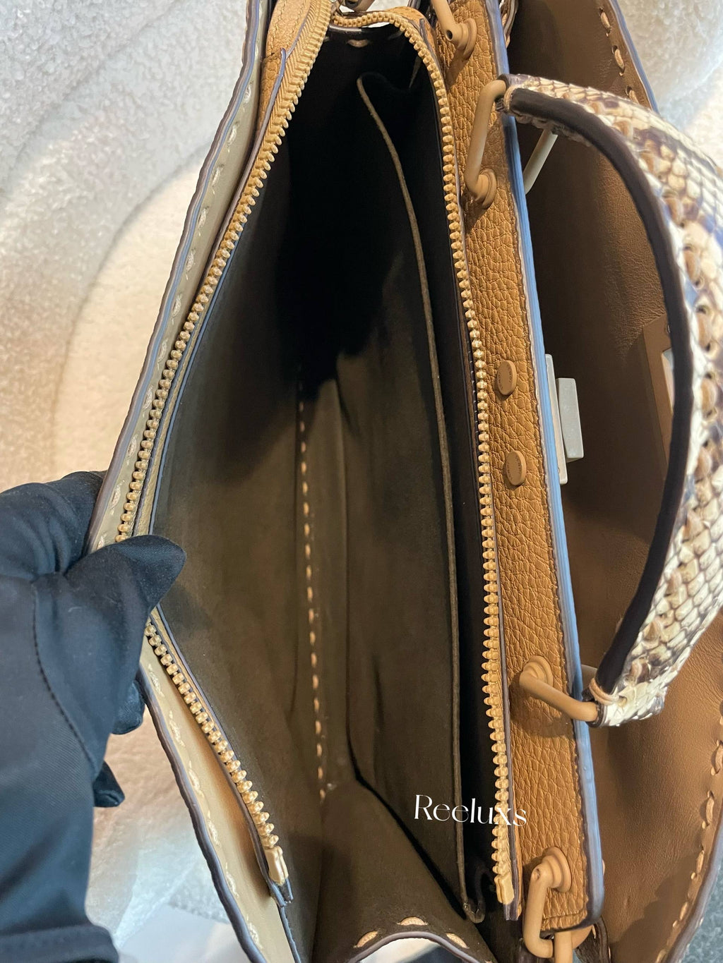 FENDI Peekaboo Icy You Medium 2way Handbag