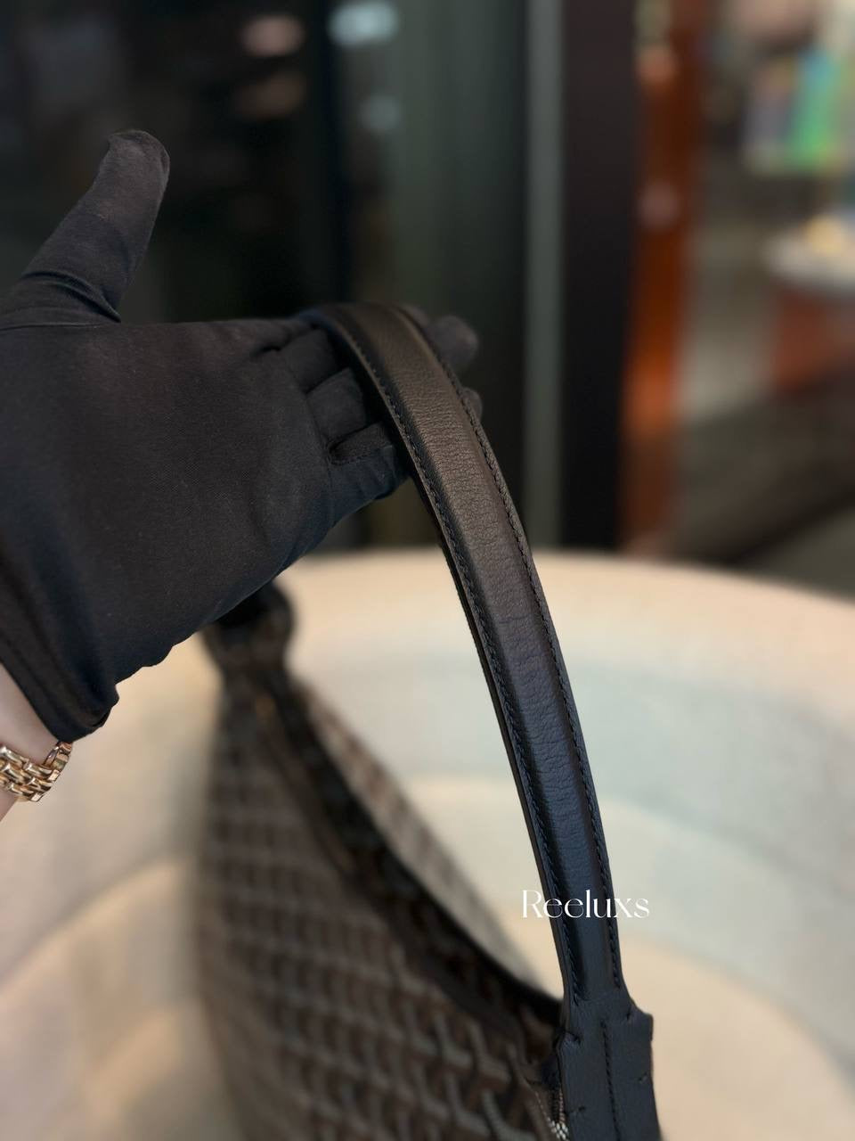 Goyard Bohème Hobo Bag - Black Goyardine