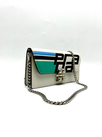 PRADA Elektra Wallet on Chain Printed Leather - Reeluxs 