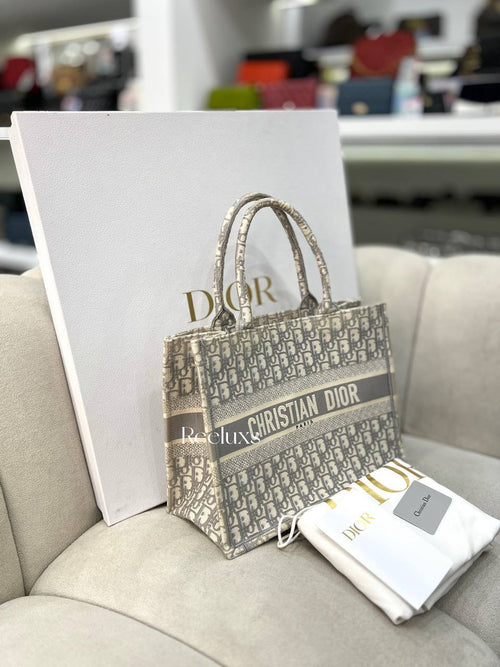 CHRISTIAN DIOR Book Tote Bag In Medium Size