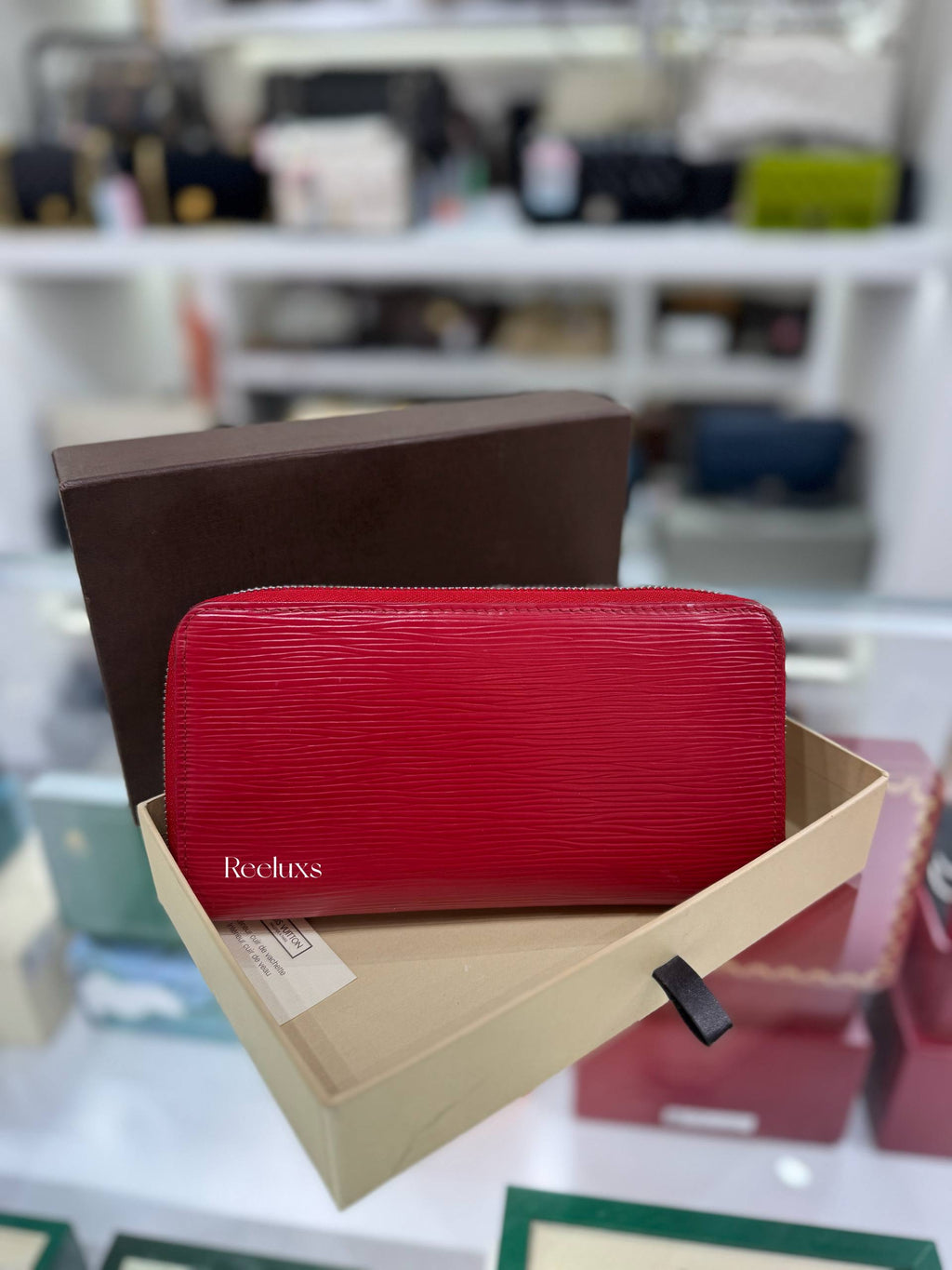 LOUIS VUITTON Epi Zippy Long Wallet