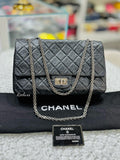CHANEL Quilted Aged Leather Reissue 2.55 Classic Flap Bag