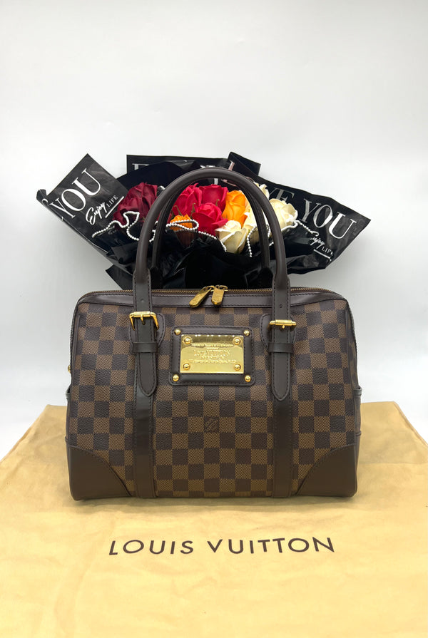 LOUIS VUITTON Berkeley Damier Ebene Handbag - Reeluxs 