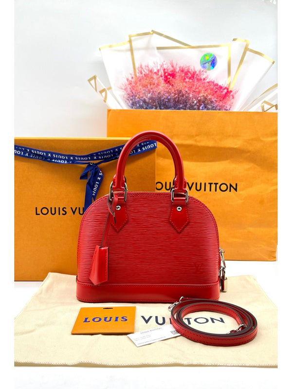 LOUIS VUITTON Alma Pm Epi Leather Shw (Red) - Reeluxs 