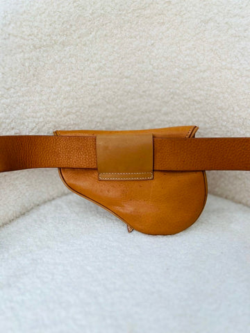 CHRISTIAN DIOR Saddle Belt Bag - Brown