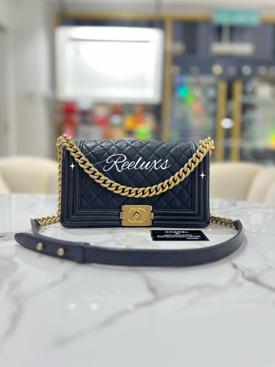 CHANEL Leboy CalfSkin Medium Flap Handbag - Shoulder Bag