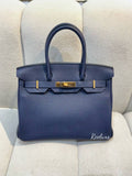HERMES Birkin 30 Gold Hardware Handbag  -GHW