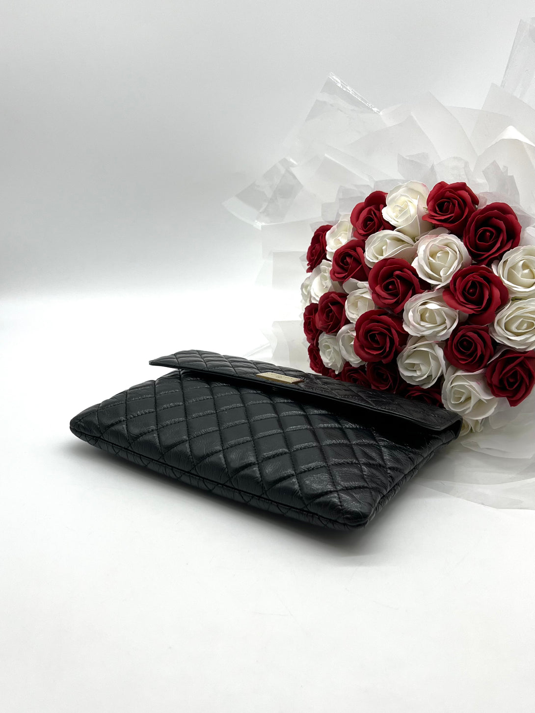 CHANEL Calfskin Black For Women's Clutch - Reeluxs 