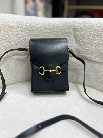 FULL SET GUCCI Mini Horsebit 1955 Crossbody Sling Bag