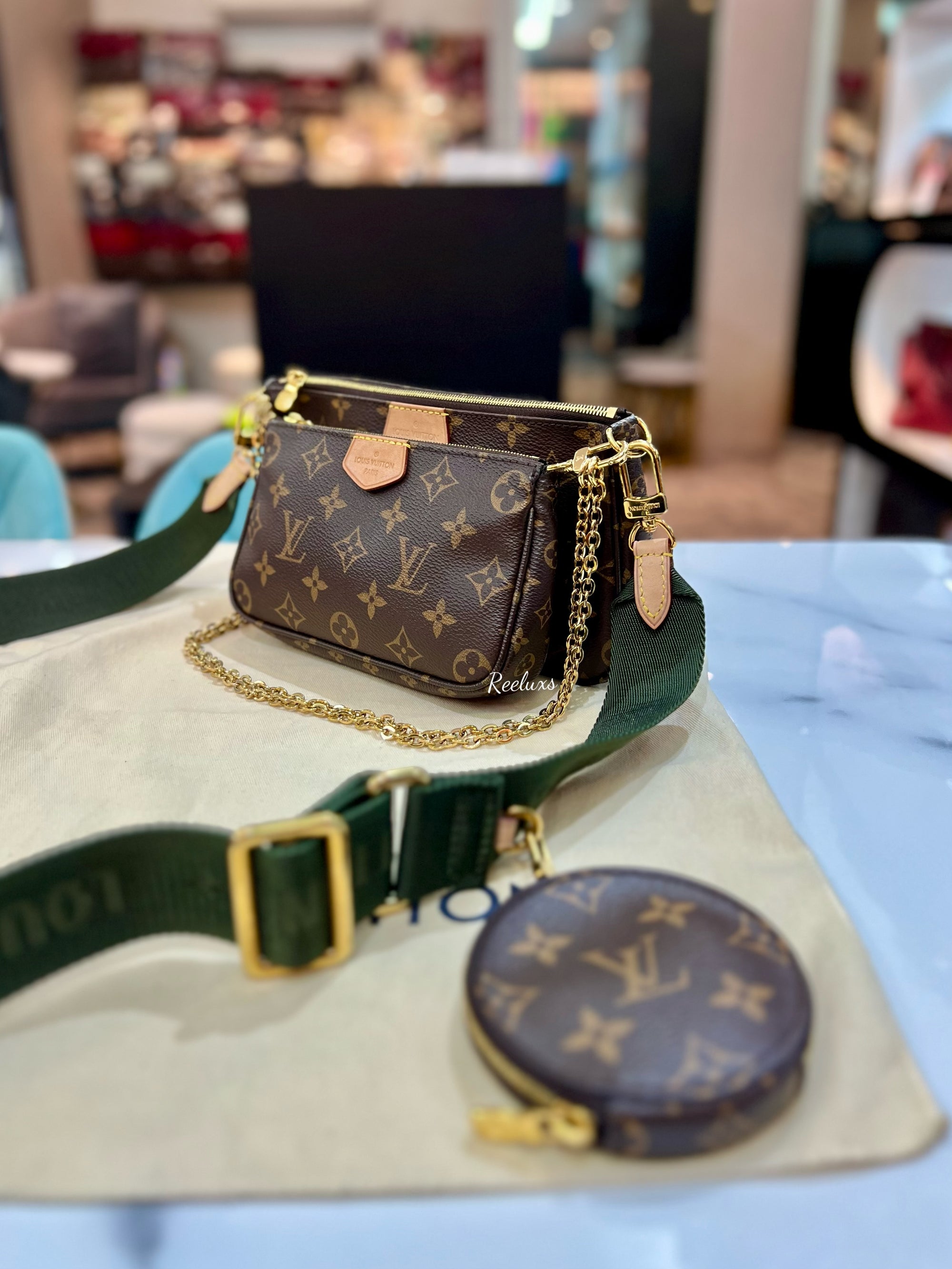 LOUIS VUITTON LV  3 in 1 Multi Pochette Accessoires Satchel Shoulder Bag