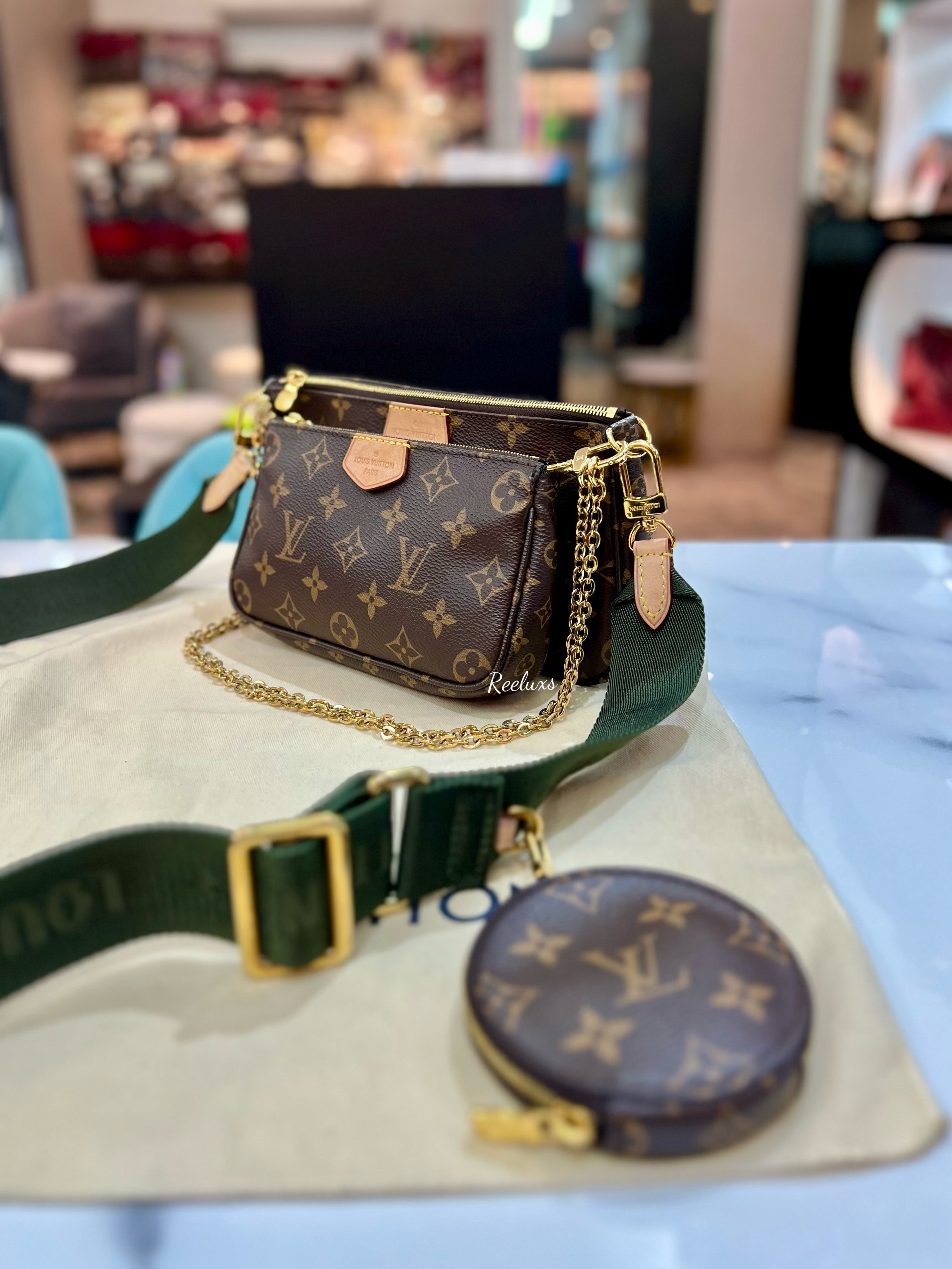 LOUIS VUITTON LV  3 in 1 Multi Pochette Accessoires Satchel Shoulder Bag