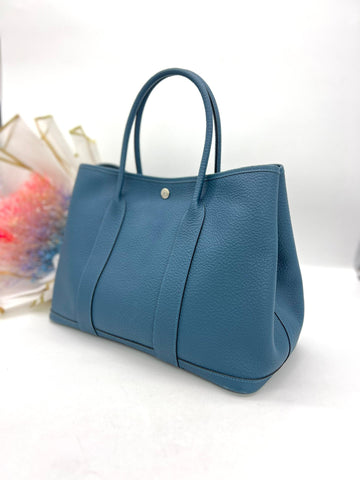 HERMES Garden Party 36 Tote
Bag - Blue - Reeluxs 