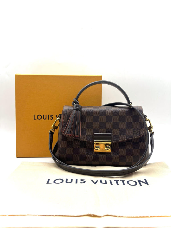 Louis Vuitton Croisette Damier Ebene Shoulder Bag - Reeluxs 